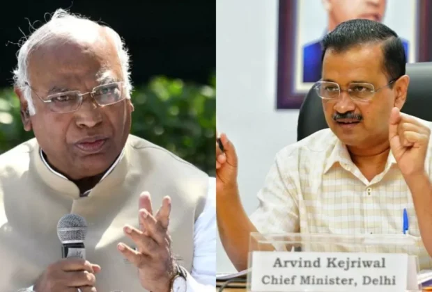 Mallikarjun Kharge And Kejriwal