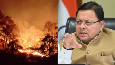 Cm Dhami On Forest Fire