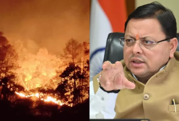 Cm Dhami On Forest Fire