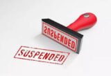 Suspended