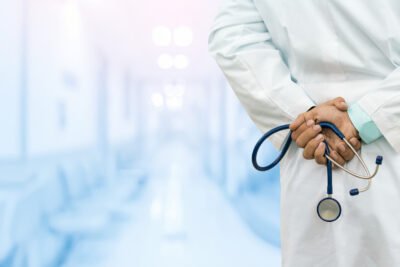 Male Doctor In The Hospital