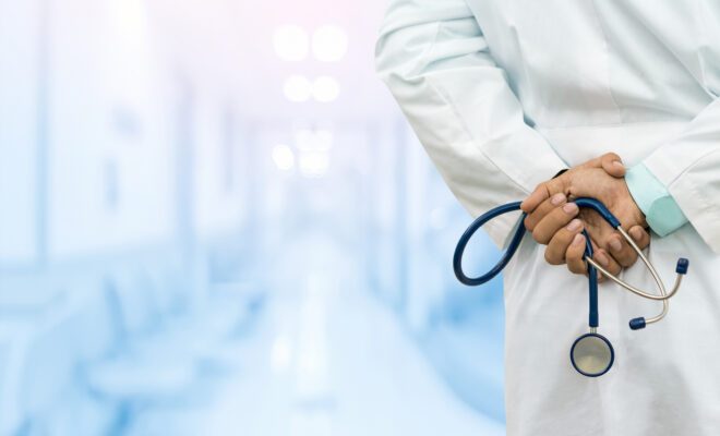 Male Doctor In The Hospital