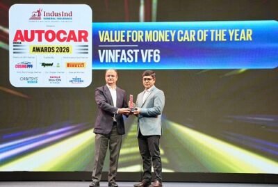Vinfast Vf 6 Won "value For Money Car Of The Year" At Autocar India Awards 2026