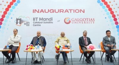 Galgotias University Inaugurates Iit Mandi Catalyst Satellite Centre, Signs Mous To Strengthen India's Startup Ecosystem