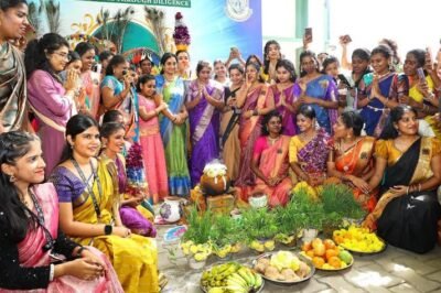 Pongal Fete Gets All Its Rustic Charm At Dr. Mgr Janaki College For Women