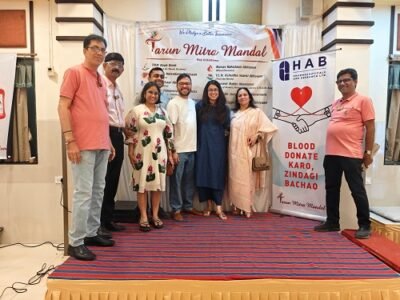 Tarun Mitra Mandal Unites Community Volunteers In A Large Scale Blood Donation Drive Organised By Hab Pharma