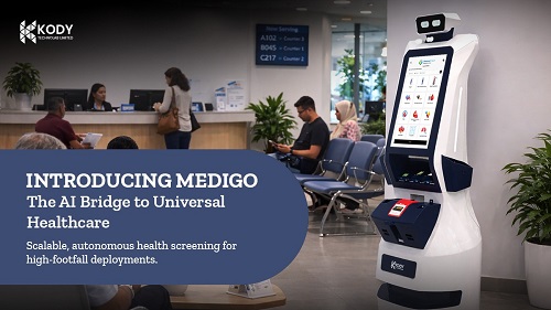 Kody Technolab Ltd. Launches Medigo Robot, Ai Powered Health Screening System Built To Expand Preventive Healthcare Infrastructure