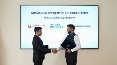 L&t Edutech And Galgotias University Launch First Of Its Kind Advanced Ev Centre Of Excellence In India To Prepare Students For The Ev Future