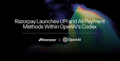 Razorpay Launches Upi And All Payment Methods Within Openai's Codex, Enabling Developers To Build And Monetise Apps Instantly