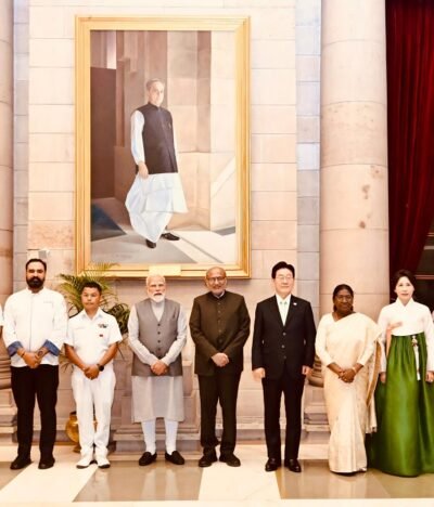 Manipal University Jaipur Celebrates Global Culinary Milestone: Hod Dr. Chef Saurabh Sharma Curates State Banquet For South Korean President