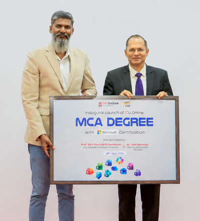 Chandigarh University Mca Online Students To Undergo Microsoft Certifications For Better Employability & Industry Readiness