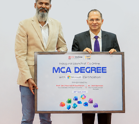 Chandigarh University Mca Online Students To Undergo Microsoft Certifications For Better Employability & Industry Readiness