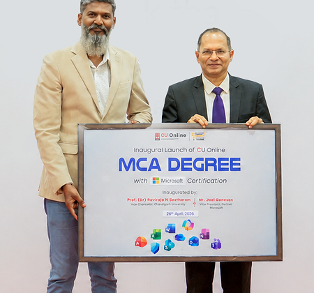 Chandigarh University Mca Online Students To Undergo Microsoft Certifications For Better Employability & Industry Readiness