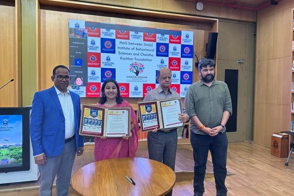 Cheistha Kochhar Foundation And Jindal Institute Of Behavioural Sciences Sign Mou To Advance Behavioural Science Led Social Impact