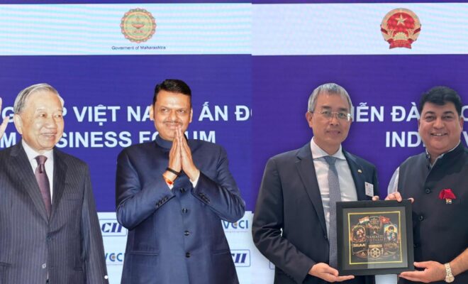 Vietnam Airlines, Saigontourist And Innovations India Ink Mou At Business Forum Attended By President To Lam And Cm Devendra Fadnavis