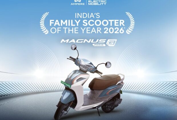 Ampere Magnus G Max By Greaves Electric Mobility Wins 'family Scooter Of The Year' At Times Drive Auto Summit And Awards 2026