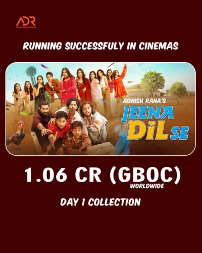 Youth Centric Debut Film 'jeena Dil Se' Opens Strong With Rs 1.06 Crore On Day 1