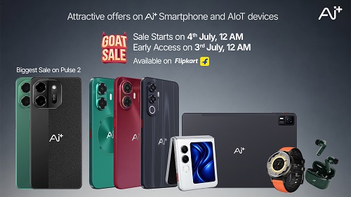 Ai+ Smartphone Announces Biggest Ever Offer On Pulse 2 At Inr 8,999 And Across Its Product Portfolio During Flipkart Goat Sale