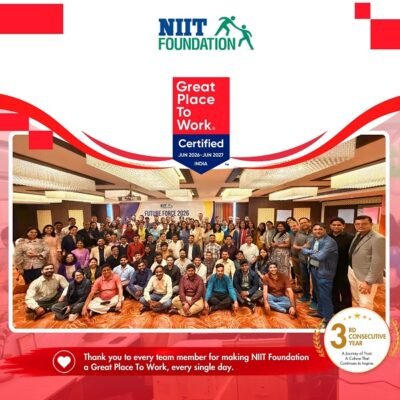 Niit Foundation Re Certified As A Great Place To Work® In India For June 2026 June 2027