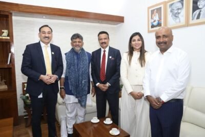 Dr. Azad Moopen Meets Shri D.k. Shivakumar; Reaffirms Aster Dm Quality Care's Commitment To Karnataka With Rs 1,315 Crore Investment