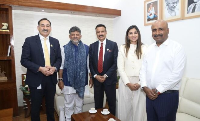 Dr. Azad Moopen Meets Shri D.k. Shivakumar; Reaffirms Aster Dm Quality Care's Commitment To Karnataka With Rs 1,315 Crore Investment