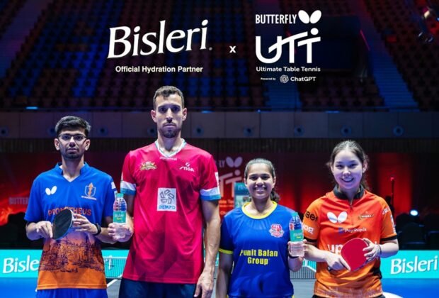 Bisleri International Partners With Ultimate Table Tennis As Official Hydration Partner For The Second Year