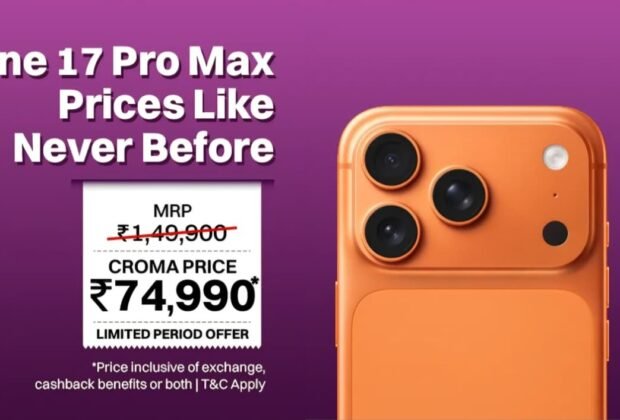 Best iPhone Deals: iPhone 17 Pro Drops to Rs. 69,990, Pro Max to Rs. 74,990; iPhone 18 Pre Bookings Begin at Croma