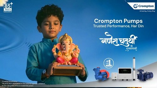 Crompton Unveils AI Powered Ganesh Chaturthi Film Highlighting its Smart and Connected Pumps Blending in the Festive Spirit