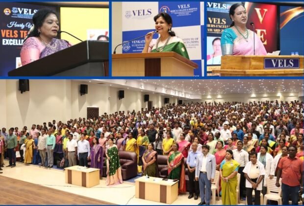 VELS University Honours More than 2,000 Teachers Across Tamil Nadu
