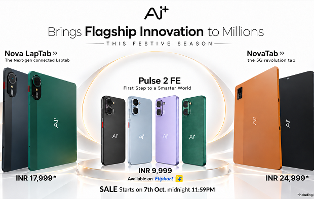 Ai+ Smartphone Brings Flagship Innovation to Millions This Festive Season with Pulse 2 FE, NovaTab and LapTab