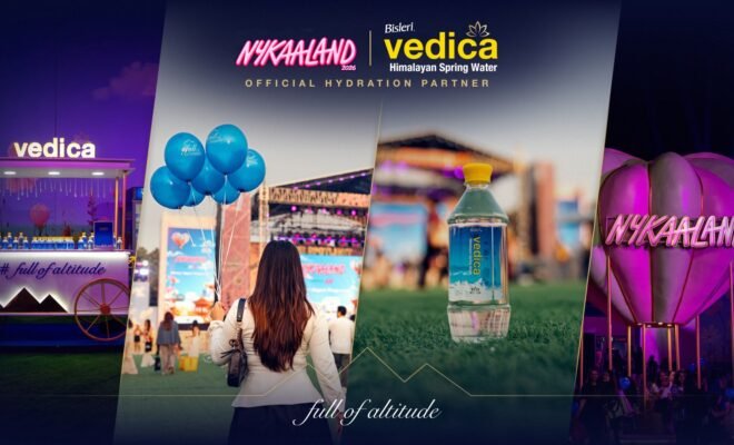 Vedica Himalayan Spring Water Partners with Nykaaland 2026 as Hydration Partner
